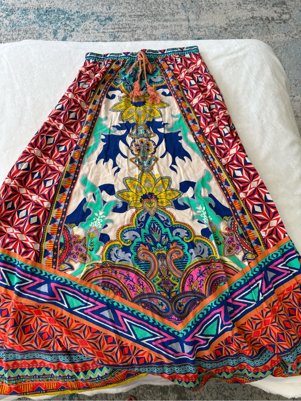 Flying Tomato Aztec Maxi Skirt Womens Size Medium D85
